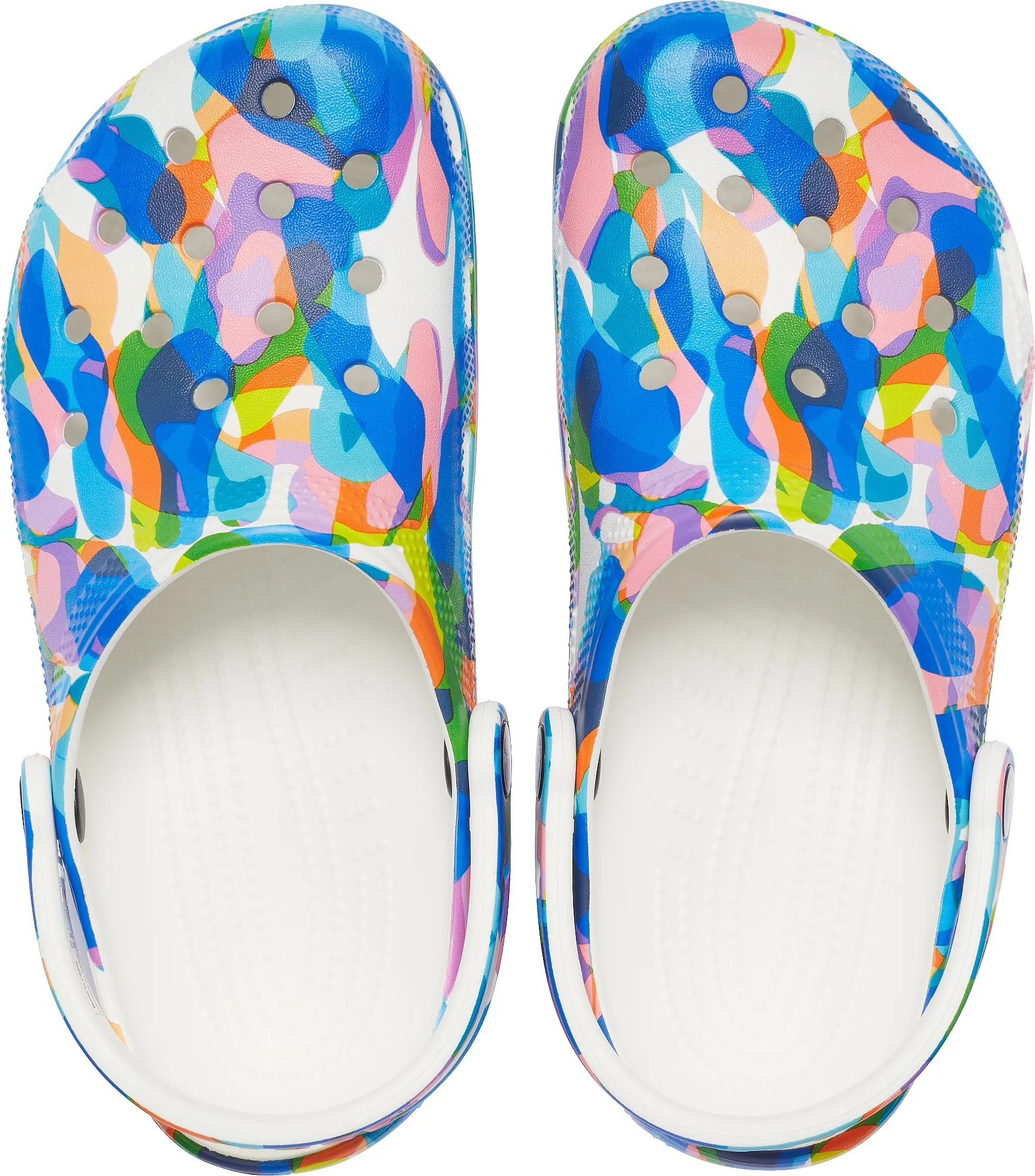 zapatos Crocs Classic Buble Block Clog - White/Multi