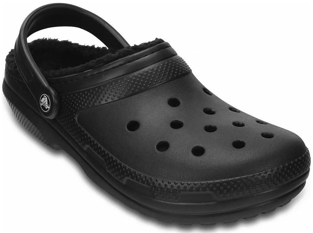 zapatos Crocs Classic Lined Clog - Black/Black