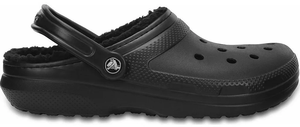 zapatos Crocs Classic Lined Clog - Black/Black