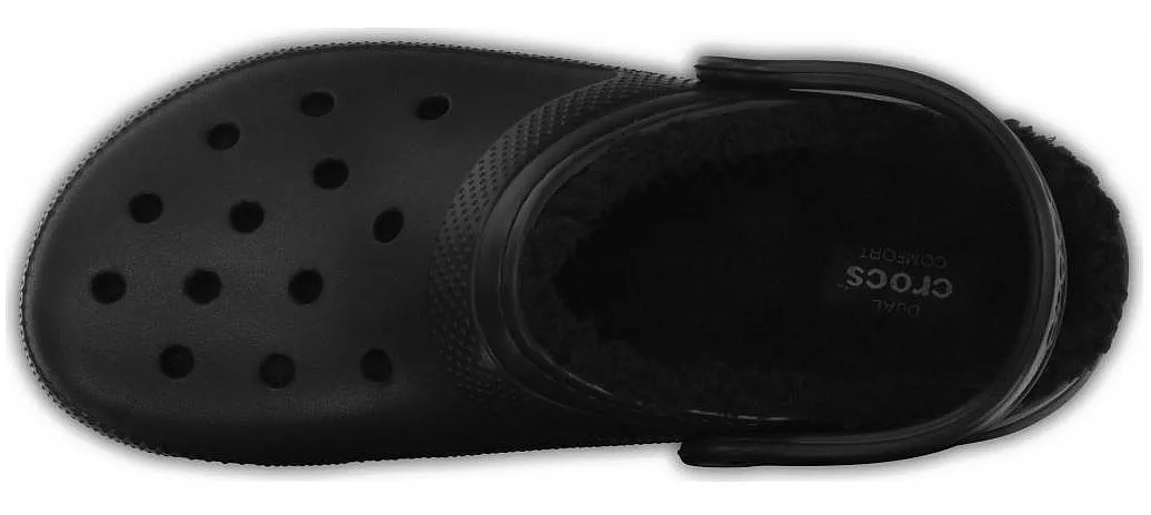 zapatos Crocs Classic Lined Clog - Black/Black