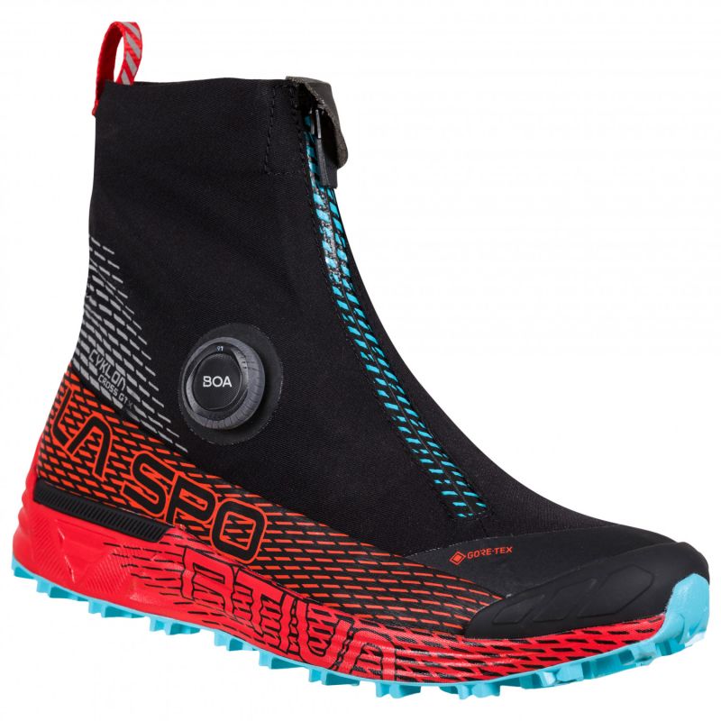 Zapatos de trail La Sportiva Cyklon Cross Gore-Tex (Black/Hibiscus) Mujer