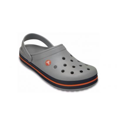 Zueco Crocs Crocband™ (Gris claro/marino)