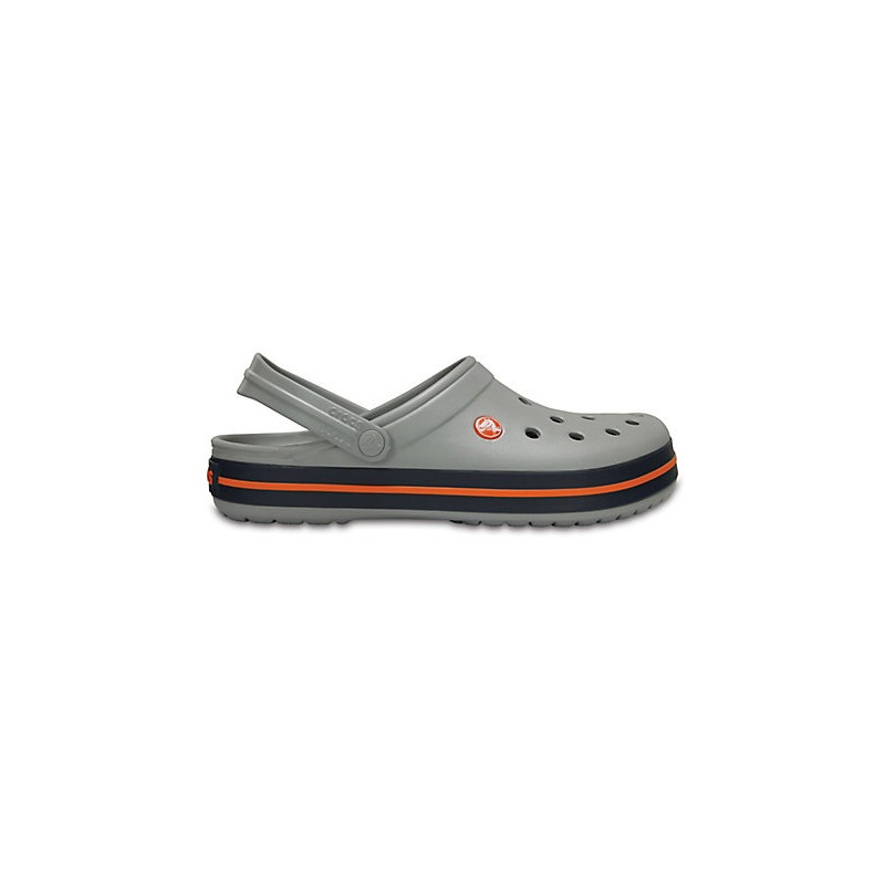 Zueco Crocs Crocband™ (Gris claro/marino)