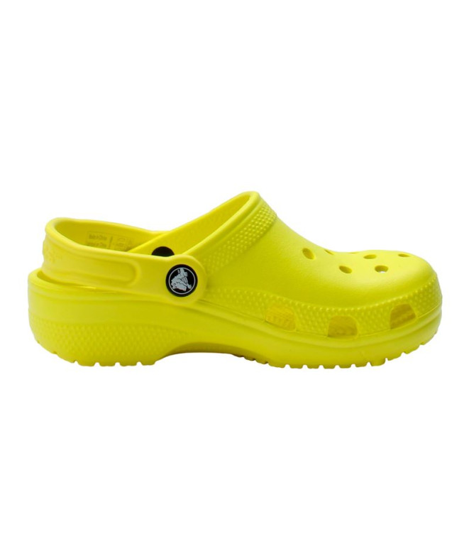 Zuecos Crocs Classic Infantil Amarillo