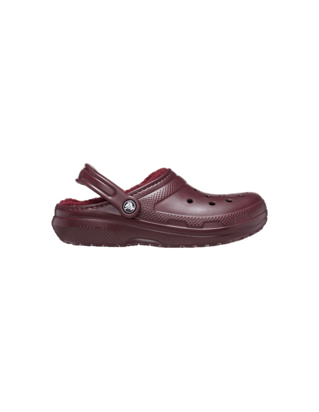 Zuecos Crocs Classic Lined Dark Cherry