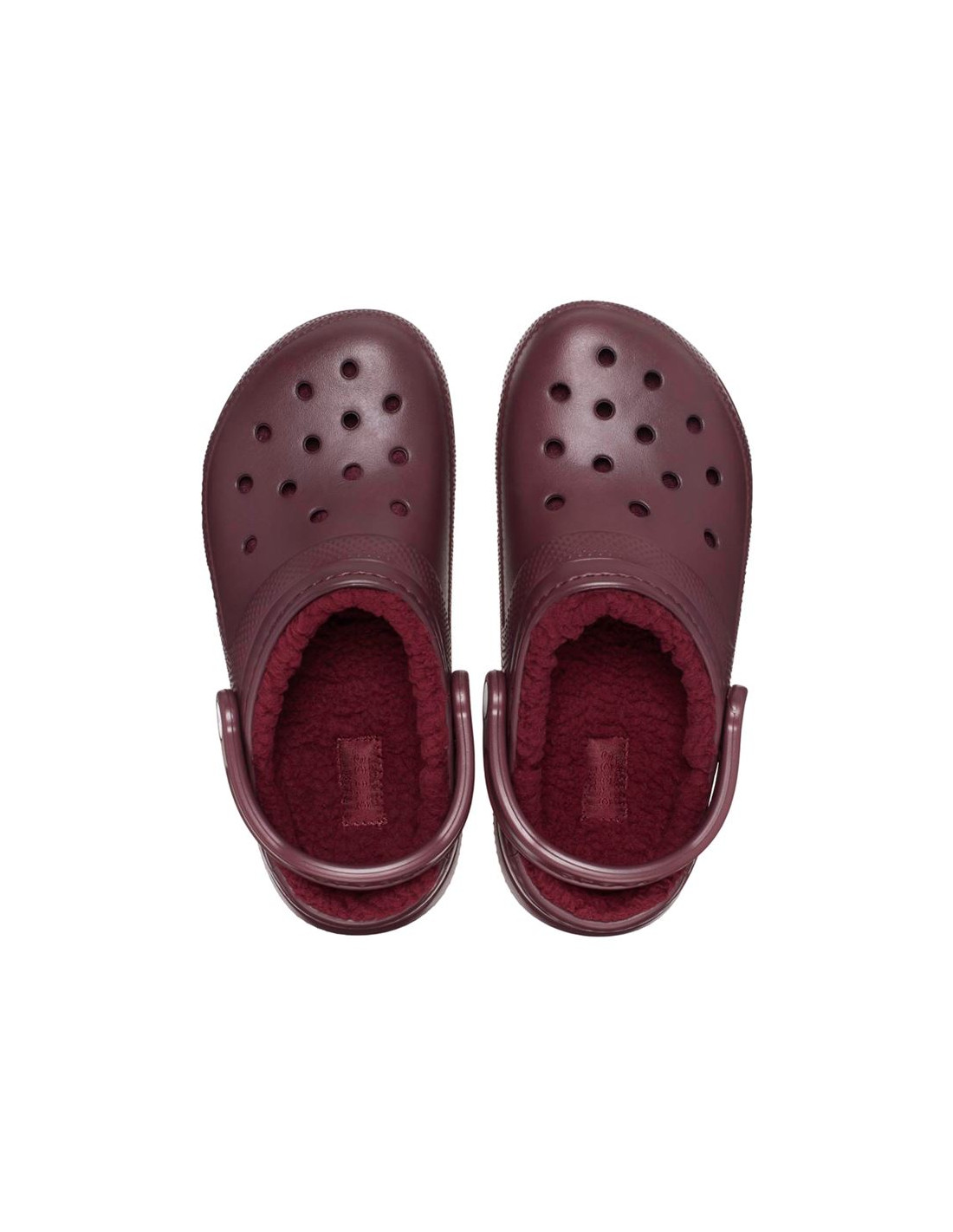 Zuecos Crocs Classic Lined Dark Cherry