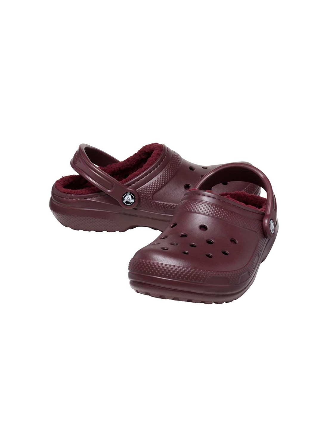 Zuecos Crocs Classic Lined Dark Cherry