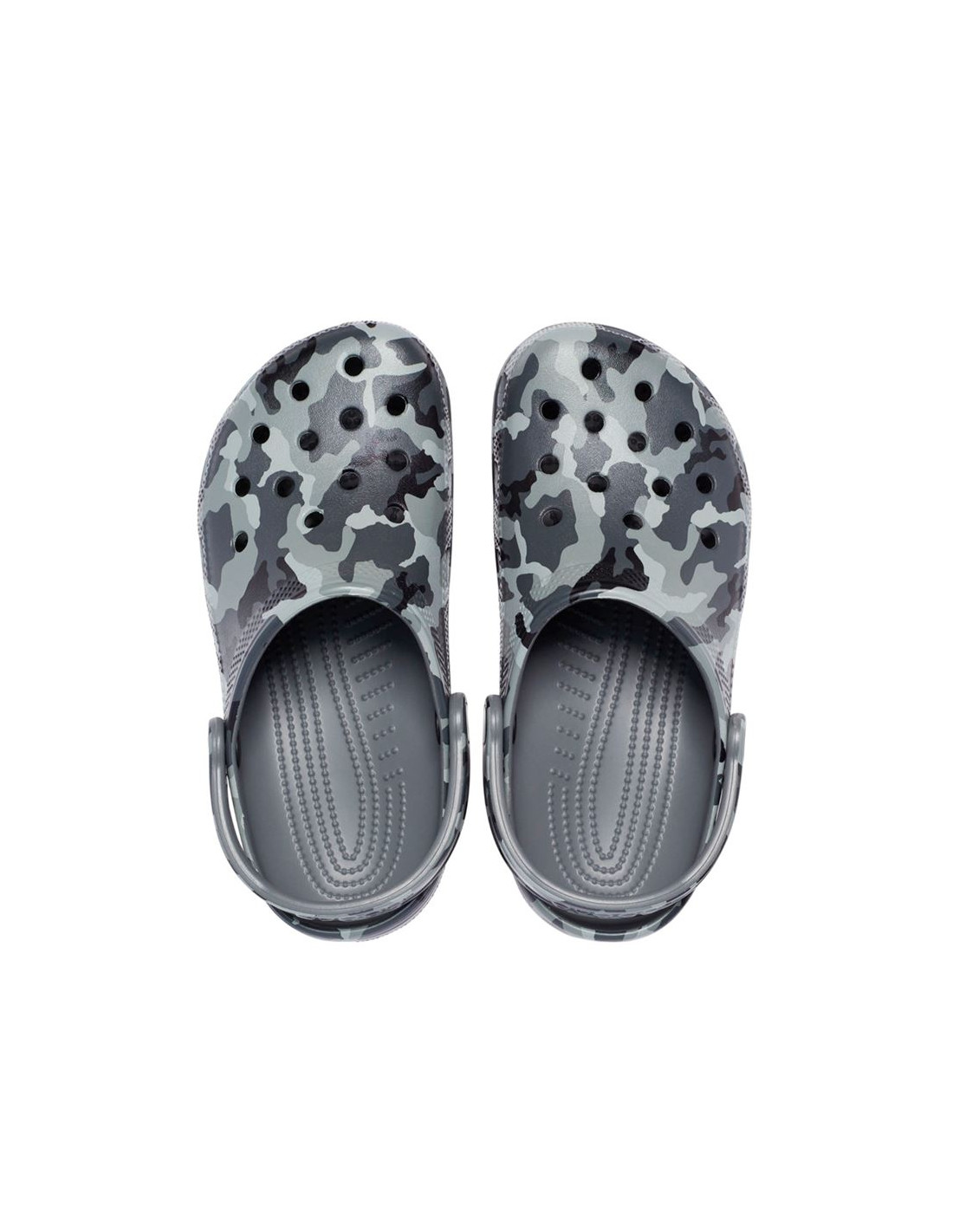 Zuecos Crocs Classic Printed Camo Clog Slate Gris