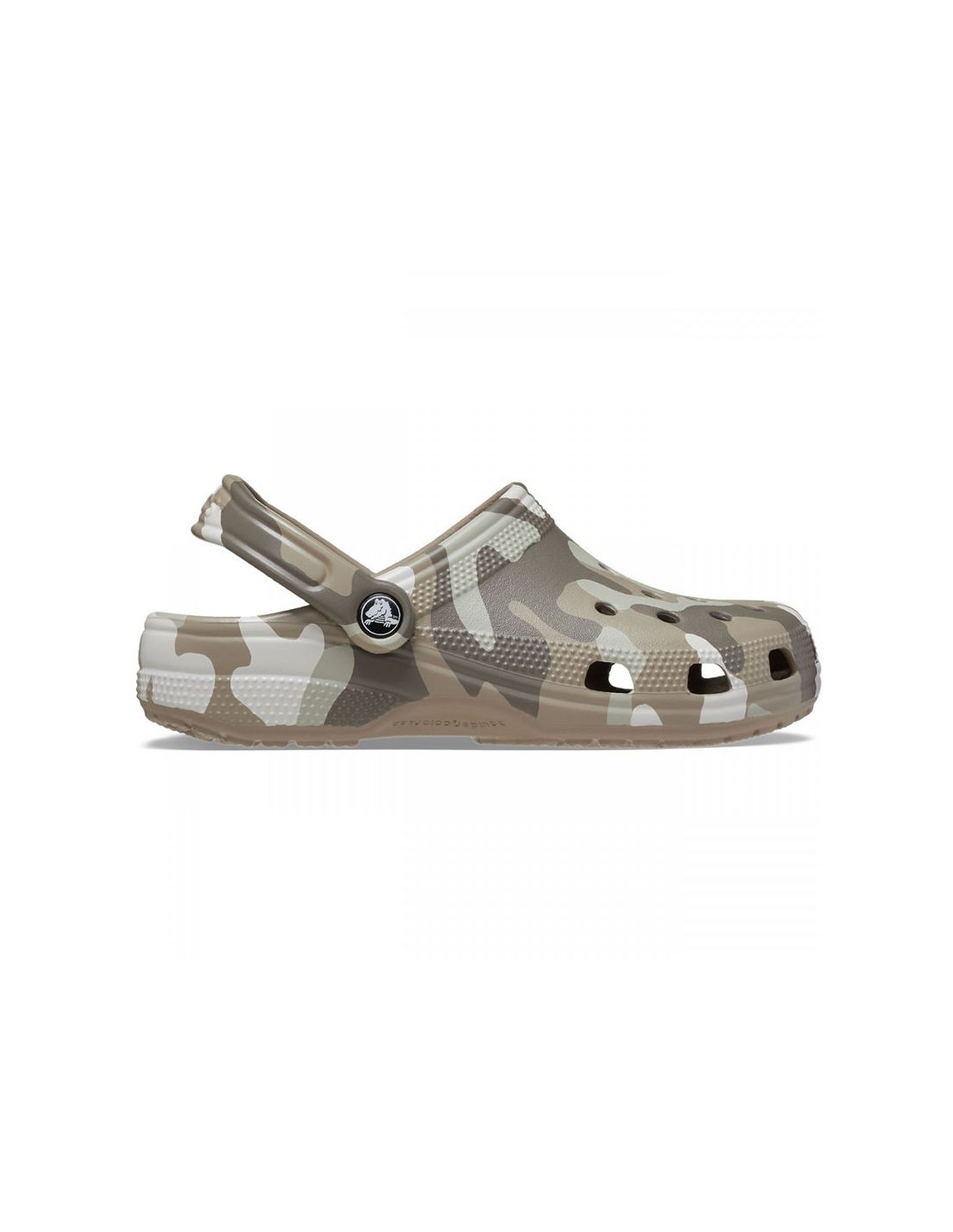 Zuecos Crocs Classic Printed Camo Mushroom/Multi Marrón