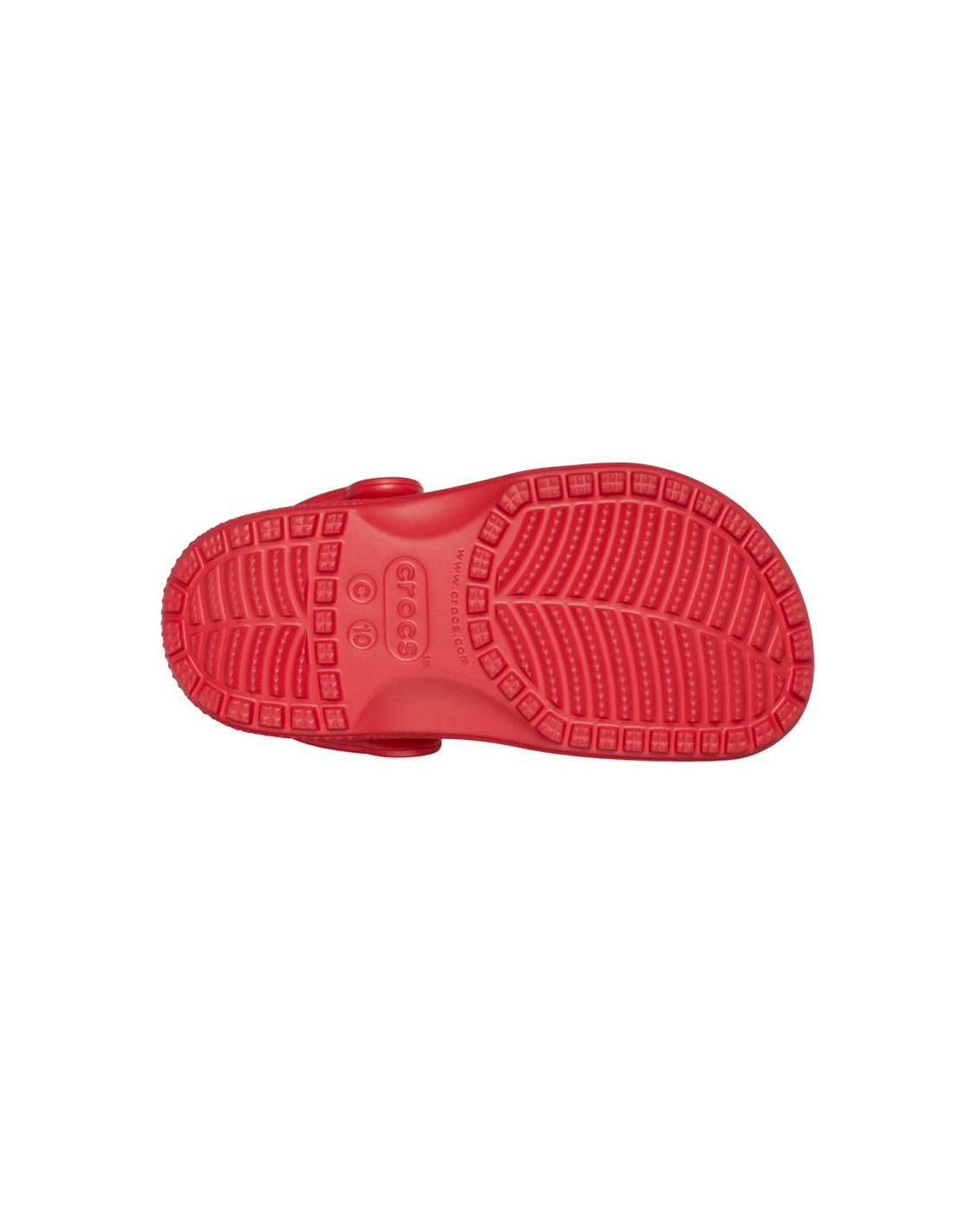 Zuecos Crocs Classic Varsity Rojo Infantil